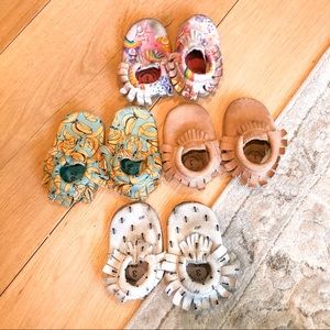 Freshly Picked moccasin shoe lot- size 3